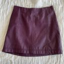 Free People Leather Skirt Photo 3