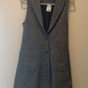 J. McLaughlin Cate Houndstooth Long Blazer Vest NWT Womens Small Collared Photo 1