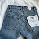 Good American  Good Legs Distressed Ankle Crop Skinny Jeans Photo 5