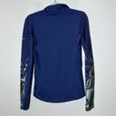 Nike  Pro Hyperwarm Half Zip Training Top Pullover Periwinkle Blue Women's M Photo 5