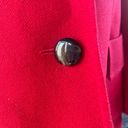 Talbots  Red 100% Wool Classic Style Coat Size 4 Photo 6