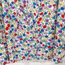 Oscar de la Renta Vintage Miss O by  Floral Short Sleeve Top Multi-Color Size XL Photo 4