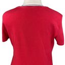 Tommy Hilfiger Classic Red Cotton Short Sleeve T-Shirt Dress Photo 8