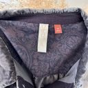 Pilcro Anthropologie Orsay Velvet Buttondown Grey Silver Boho Blouse Size M/L Photo 8