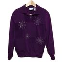 Alfred Dunner Petite  embellished sweatshirt size SP Photo 0