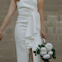 Elliatt Revolve Asymmetrical Reception Midi Dress Photo 0