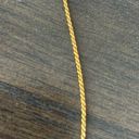 Sterling Silver 18k gold over  necklace 16 inch Photo 2