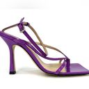 Bottega Veneta  Stretch Strappy Purple Leather Heel Sandals Size EU 35.5 Photo 9