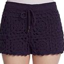 Joie NWT  Blue Crochet Shorts Photo 1