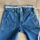 Gap  High Rise Wide Leg Crop Jeans Size 25R Short Photo 7