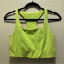 Girlfriend Collective  Neon Green Crop Top Paloma Longline Sports Bra Size Medium Photo 3