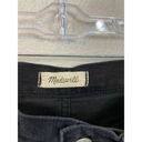 Madewell  Black Denim Slim Wide-Leg Crop size 23 Photo 2