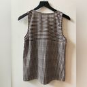 THML sleeveless blouse, black/tan, size small Photo 1