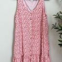 The Nines by Hatch Womens Maternity Dress Size L Pink Floral Sleeveless Sundress Size L Photo 0