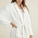 Barefoot Dreams  Robe Size 2 White Cream Style 509 Long Full Length Belted Photo 6