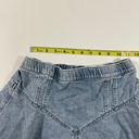 Aerie New  Circle Denim Mini Skirt Blue Photo 6