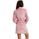 Juicy Couture  Sleepwear Women's L XL Housecoat Robe Pink Belt Crowns Barbie Y2K Photo 5