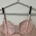 Vintage Y2K Sophie B. Corset Top Bustier Pastel Pink Black Fairy Cottage Girly Photo 5