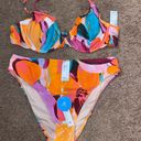 Cupshe NWT  Multicolor Abstract Bikini Photo 0