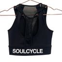 Soul Cycle black sports bra.  Size Extra Small Photo 1