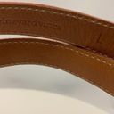 Vineyard Vines  39" Pink and Baby Blue Brown Leather Whale Belt Photo 2