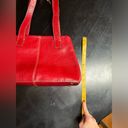 Fossil vintage  red leather purse Photo 11