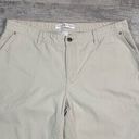 Tommy Hilfiger  Womens 14 Mid Rise Wide Leg Khaki Capri Pants Flap Back Pockets Photo 4