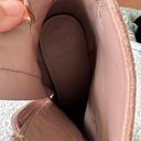 Guess  Women's 9 Beverly Faux Suede Eyelet Studded Heeled Bootie Camel Brown Photo 7