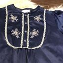 Carole Hochman  navy blue night gown sz small Photo 1