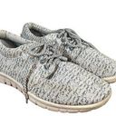 MIA  Heathered Gray Knitted Lace Up Low Top Casual Sneakers Women Sz 8 Photo 0