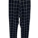 Day & Night  paper bag waist Pull On Pants Windowpane Stretch Black White Small Photo 1