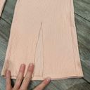 n:philanthropy  NWOT High Rise Pink Ribbed Flare Pants Size Small Photo 1