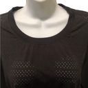 Zyia Black Chill Long Sleeve Tee Sz. XL Breathable Yoga Work Out Top Athletic Photo 2