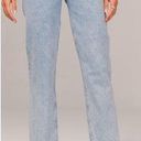 Abercrombie & Fitch  The 90’s Straight Ultra High Rise Crossover Waist Jeans Photo 0