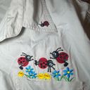 Brooks Bobbie  Vintage Embroidered Lady Bug Cotton Short Sleeve Shirt 22W/24W Photo 2