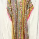 Z&L Kimono Sleeve Kaftan Swim Cover Up Maxi Dress Multicolor Women's One size Photo 6