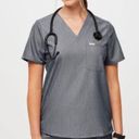 FIGS Catarina One Pocket Scrub Top Graphite Photo 0