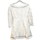 Zimmermann  Winsome Cinch Vine Lace Mini Dress White Size Small NEW Photo 1