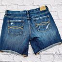 Bermuda Abercrombie &‎ Fitch Short Womens 2/26 Blue Cotton Distressed Denim  Photo 8