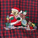 Faded Glory  Women’s Christmas Flannel Button Up Size 18W/20W Photo 3