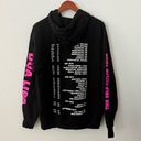 Dua Lipa  Self Titled Tour 2018 Graphic Pullover Hoodie Medium Black Concert Photo 1