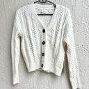 Cyrus NWT  Long Sleeve Cable Knit Cardigan Sweater Bone White Women's Size XS Photo 0