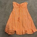 Belk Orange bandeau dress Photo 0