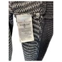 Banana Republic  Sweater Womens M Cape Poncho Wool Blend Mock Neck Striped Black Photo 10