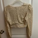 Sincerely Jules Gold Sequin Top Photo 1