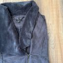 cupio  Vest Womens Small Brown Faux Suede Fur Lined Outerwear Zipper Jacket Photo 1