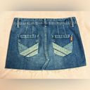 American Eagle  Distressed Mini Denim Skirt Photo 1