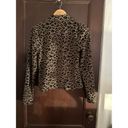 Z Supply  | Charley Leopard Motorcycle Jacket \ French Terry | Size Small Photo 1