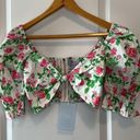 Hill House  The Isabella Top in Pink Roses—Size XS Photo 5