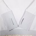 Lululemon  Rest Less Pullover Diagonal Rib Silver Drop / White Sz 6 Photo 7